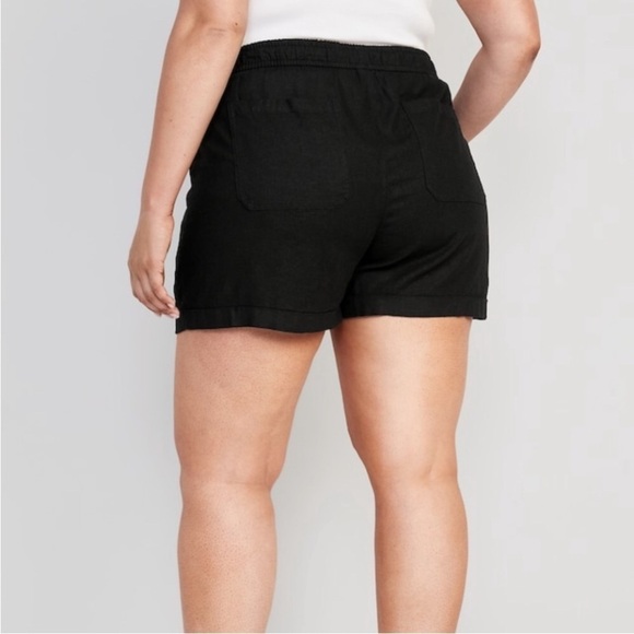 NWT! High-Waisted Linen-Blend Utility Shorts for Women -- 3.5-inch inseam - Picture 8 of 8